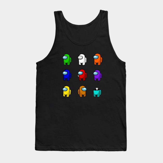 Among Us Tank Top by ninoladesign